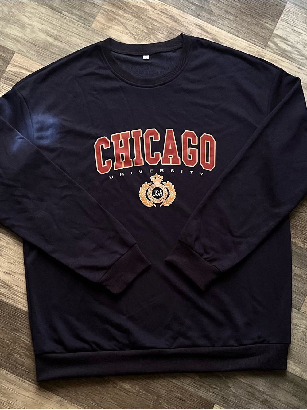 S Tier Chicago U navy sweat shirt